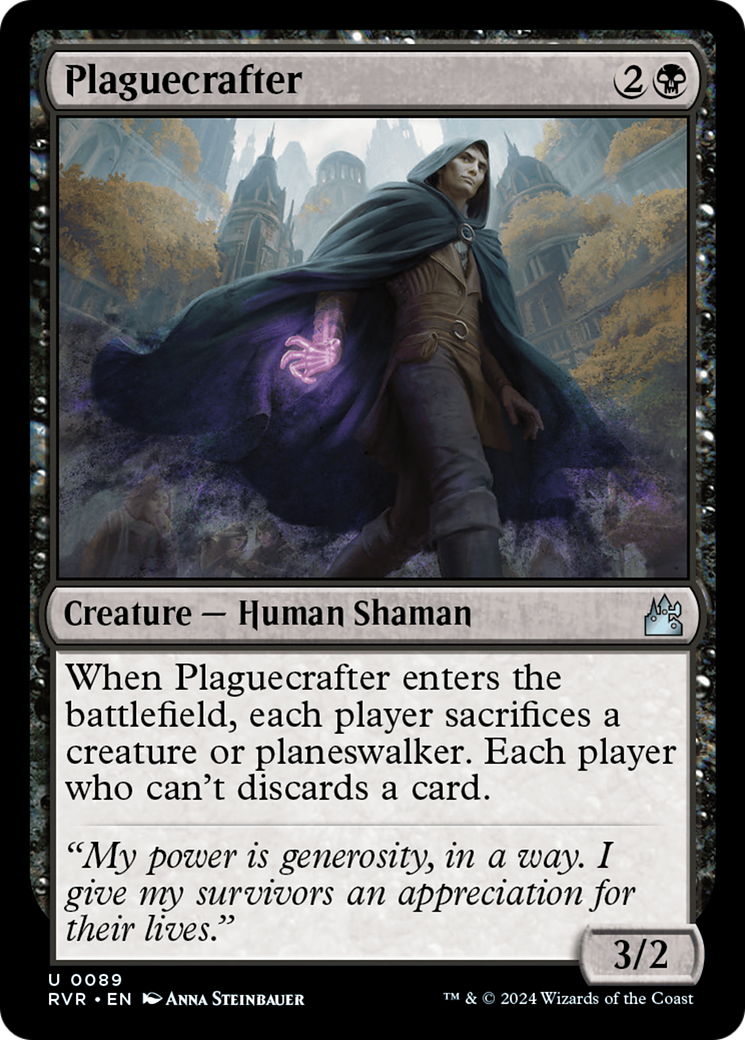 Plaguecrafter (RVR-089) - Ravnica Remastered