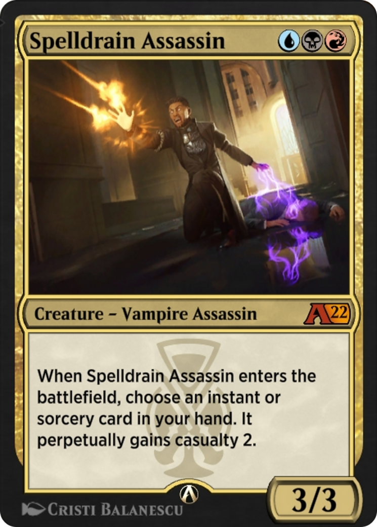 Spelldrain Assassin (YSNC-029) - Alchemy: New Capenna