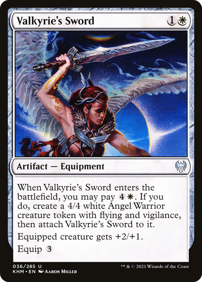 Valkyrie's Sword (KHM-036) - Kaldheim