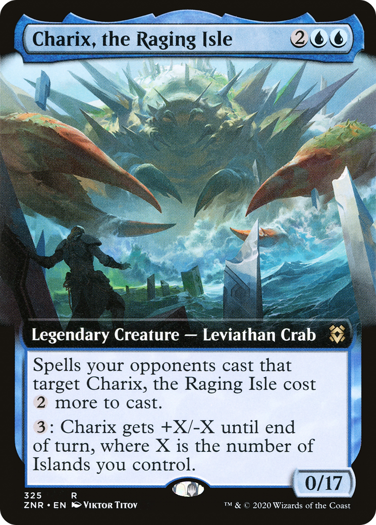 Charix, the Raging Isle (Extended Art) (ZNR-325) - Zendikar Rising: (Extended Art)