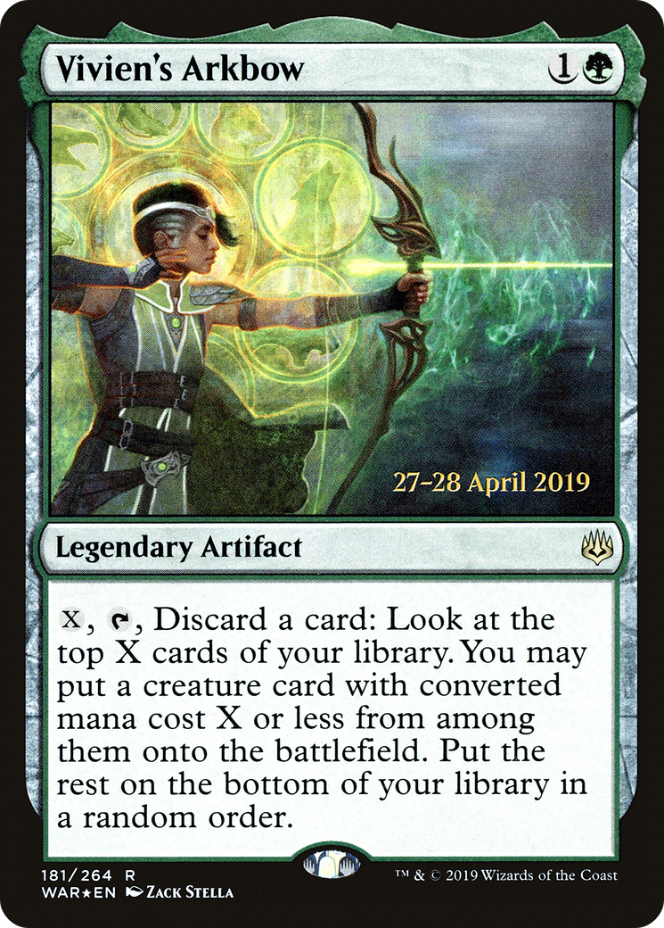 Vivien's Arkbow (PRE-181) - War of the Spark Promos Foil