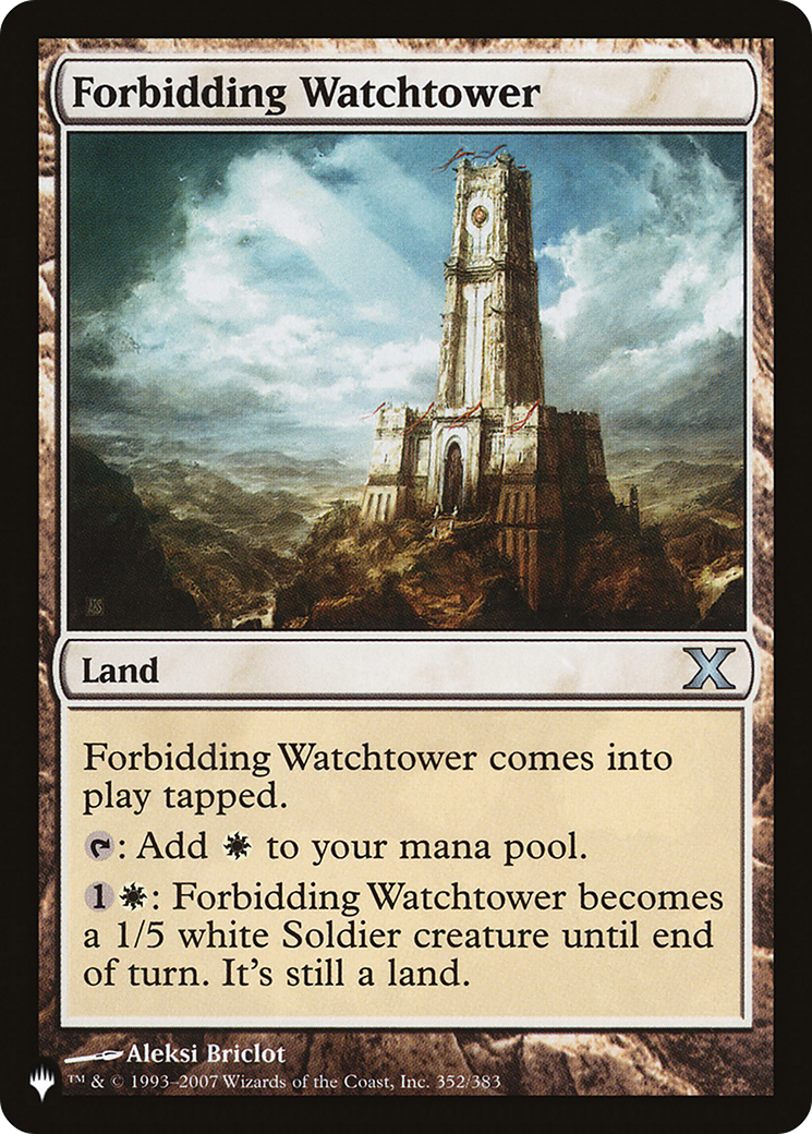 Forbidding Watchtower (LIST-10E-352) - The List