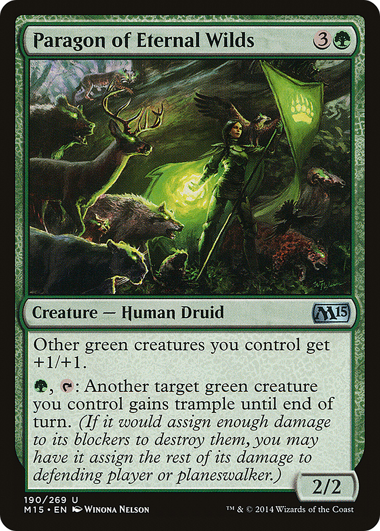Paragon of Eternal Wilds (M15-190) - Magic 2015 Foil