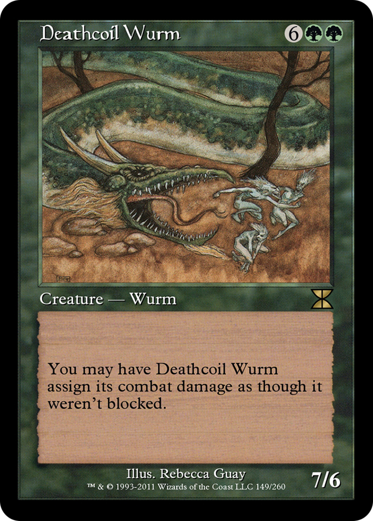 Deathcoil Wurm (ME4-149) - Masters Edition IV Foil