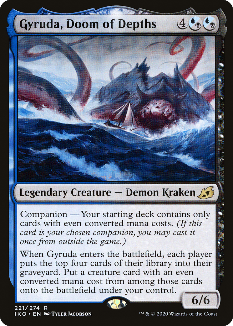 Gyruda, Doom of Depths (IKO-221) - Ikoria: Lair of Behemoths: (companion) Foil