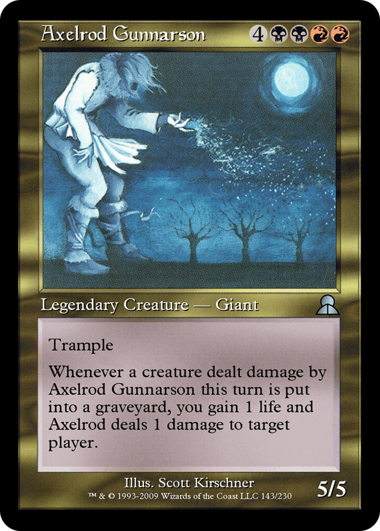 Axelrod Gunnarson (ME3-143) - Masters Edition III Foil