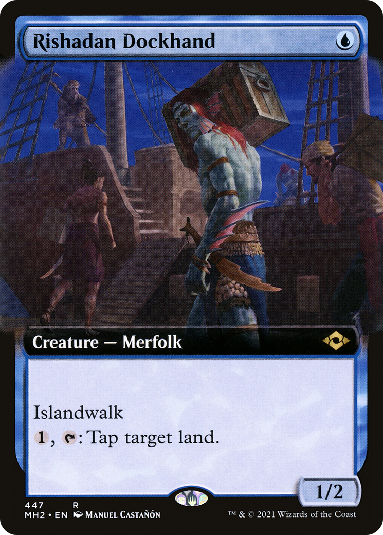 Rishadan Dockhand (Extended Art) (MH2-447) - Modern Horizons 2: (Extended Art) Foil