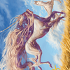 Nyxborn Unicorn // Nyxborn Unicorn (AMH3-001) - Modern Horizons 3 Art Series (Borderless) Foil