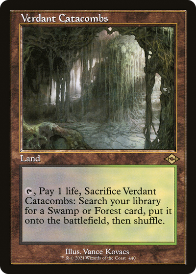Verdant Catacombs (Retro Frame) (MH2-440) - Modern Horizons 2 Etched Foil