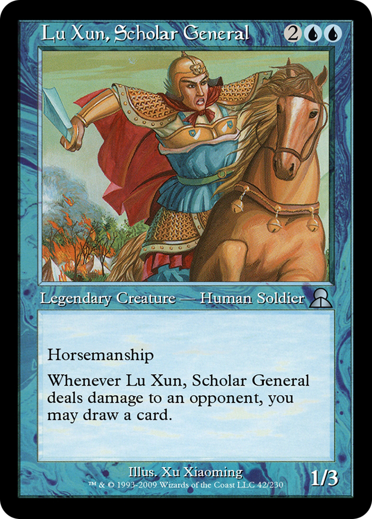 Lu Xun, Scholar General (ME3-042) - Masters Edition III Foil