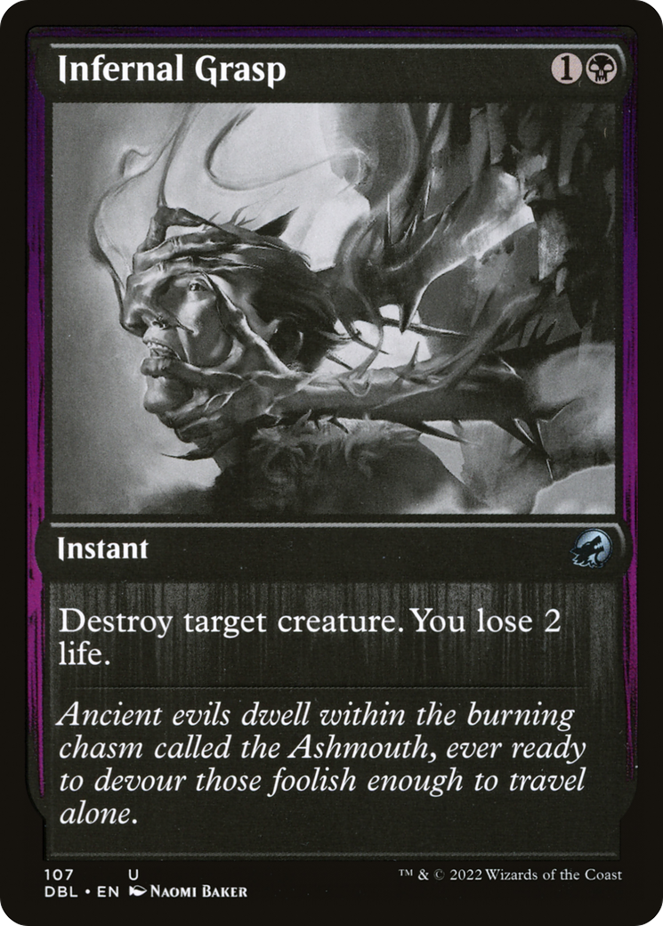 Infernal Grasp (DBL-107) - Innistrad: Double Feature Foil