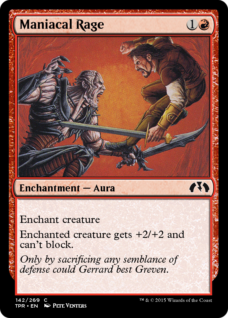 Maniacal Rage (TPR-142) - Tempest Remastered Foil
