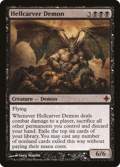 Hellcarver Demon (ROE-113) - Rise of the Eldrazi
