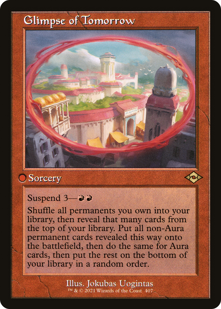 Glimpse of Tomorrow (Retro Frame) (MH2-407) - Modern Horizons 2 Etched Foil