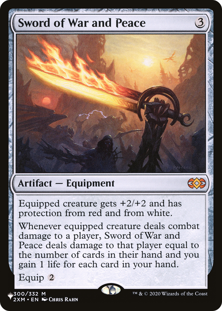 Sword of War and Peace (LIST-300/332) - The List