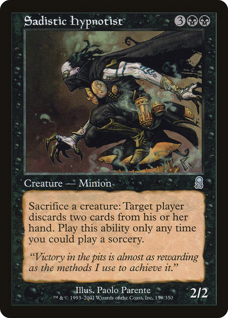 Sadistic Hypnotist (ODY-159) - Odyssey Foil