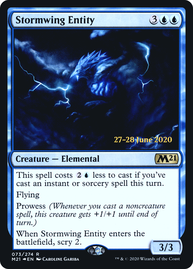 Stormwing Entity (PRE-073) - Core Set 2021 Promos Foil