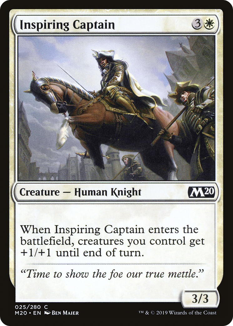Inspiring Captain (M20-025) - Core Set 2020