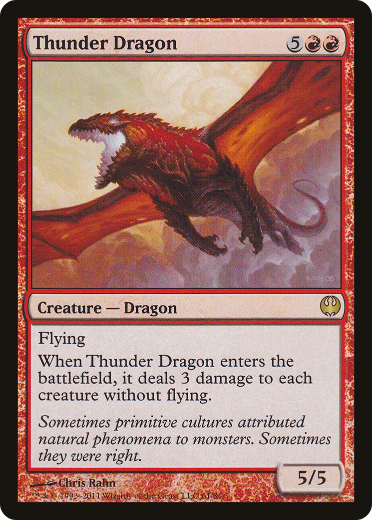 Thunder Dragon (DDG-061) - Duel Decks: Knights vs. Dragons