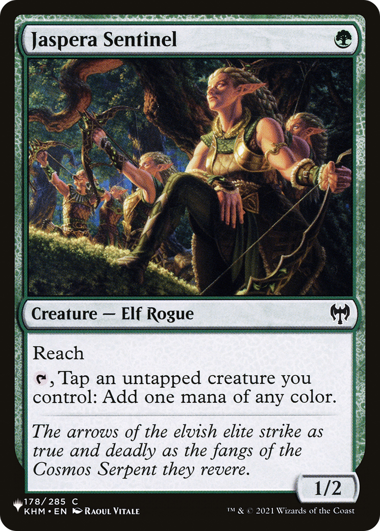 Jaspera Sentinel (LIST-178/285) - The List