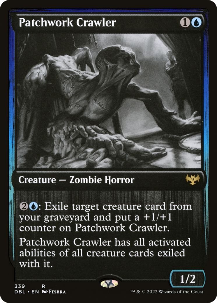 Patchwork Crawler (DBL-339) - Innistrad: Double Feature Foil