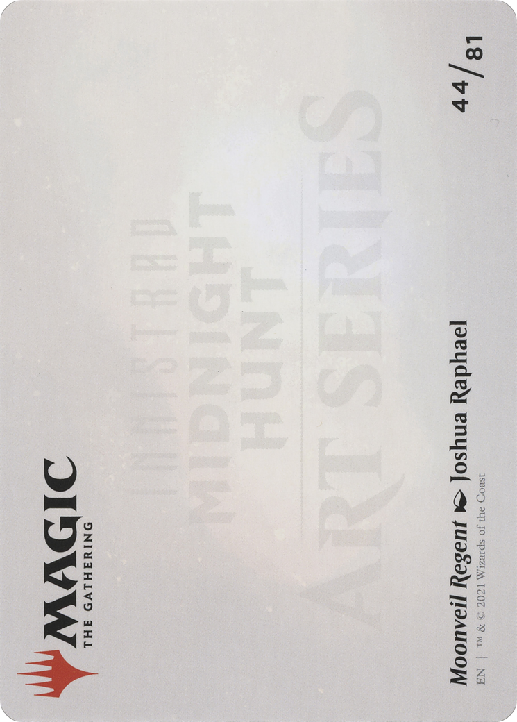 Moonveil Regent // Moonveil Regent (AMID-044) - Midnight Hunt Art Series (Borderless)