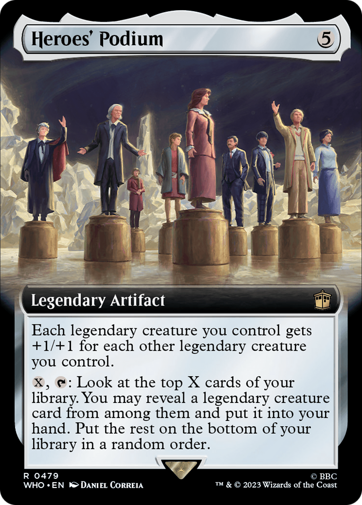 Heroes' Podium (Extended Art) (WHO-479) - Doctor Who: (Extended Art)