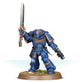 Space Marines: Lieutenant with Power Sword