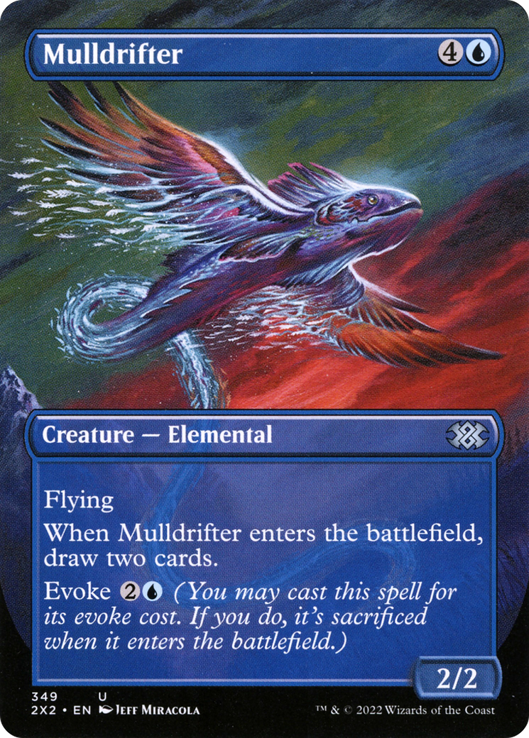 Mulldrifter (Borderless) (2X2-349) - Double Masters 2022 (Borderless)