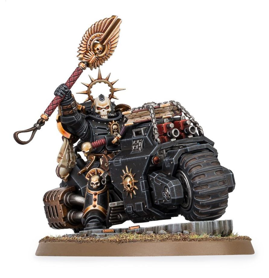 Space Marines: Chaplain on Bike