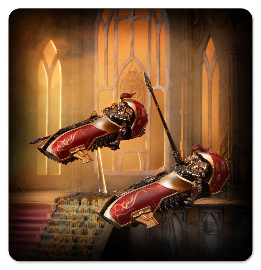 Adeptus Custodes: Gyrfalcon Jetbike Sodality (Damaged Box)