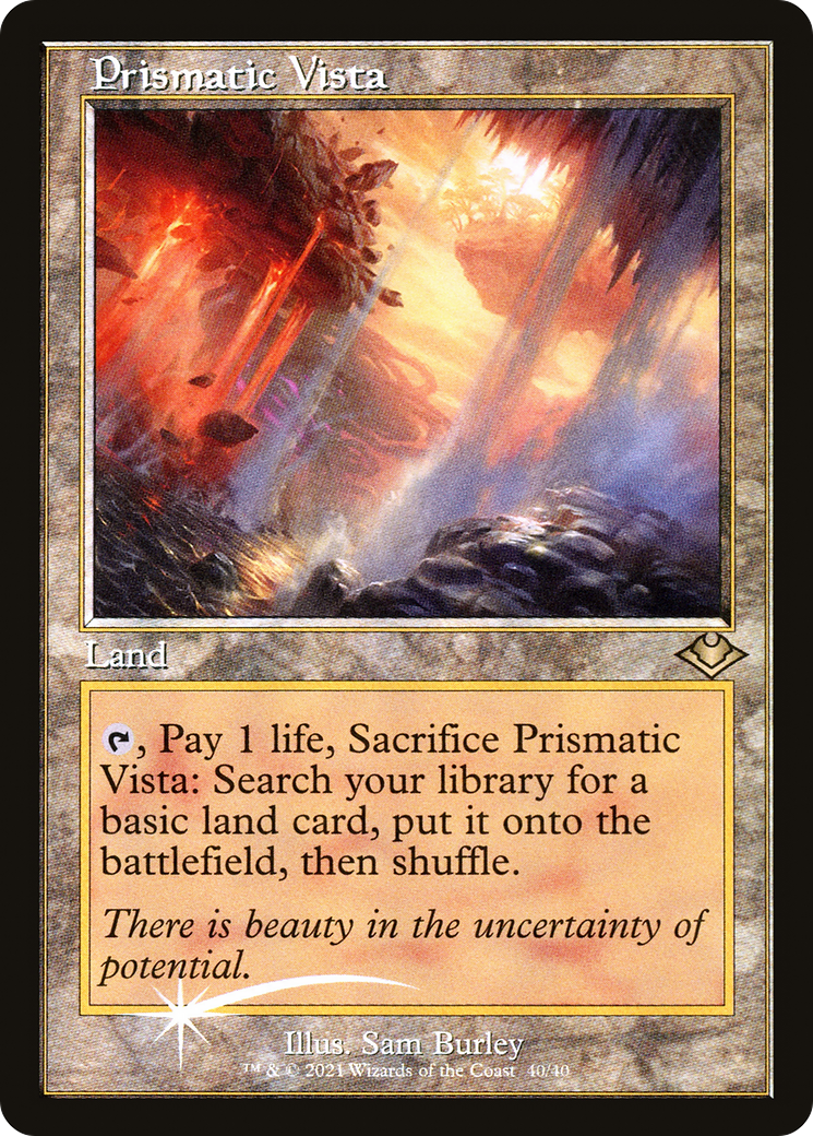 Prismatic Vista (Retro Frame) (MH1-040) - Modern Horizons 1 Timeshifts Foil