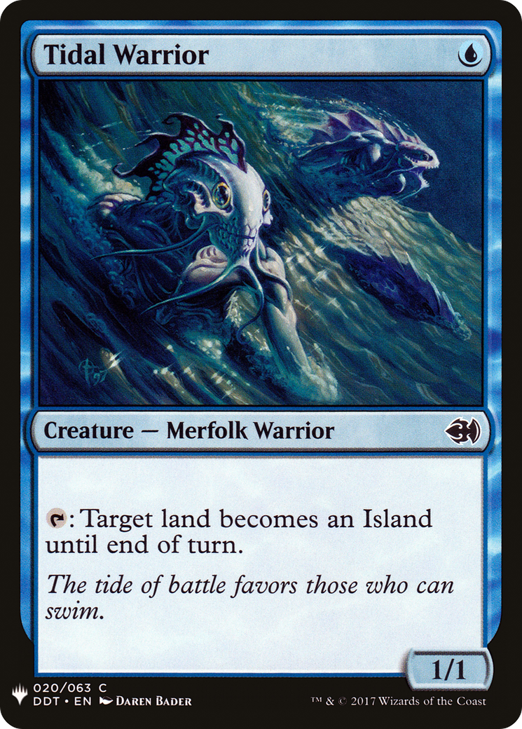 Tidal Warrior (LIST-DDT-20) - The List