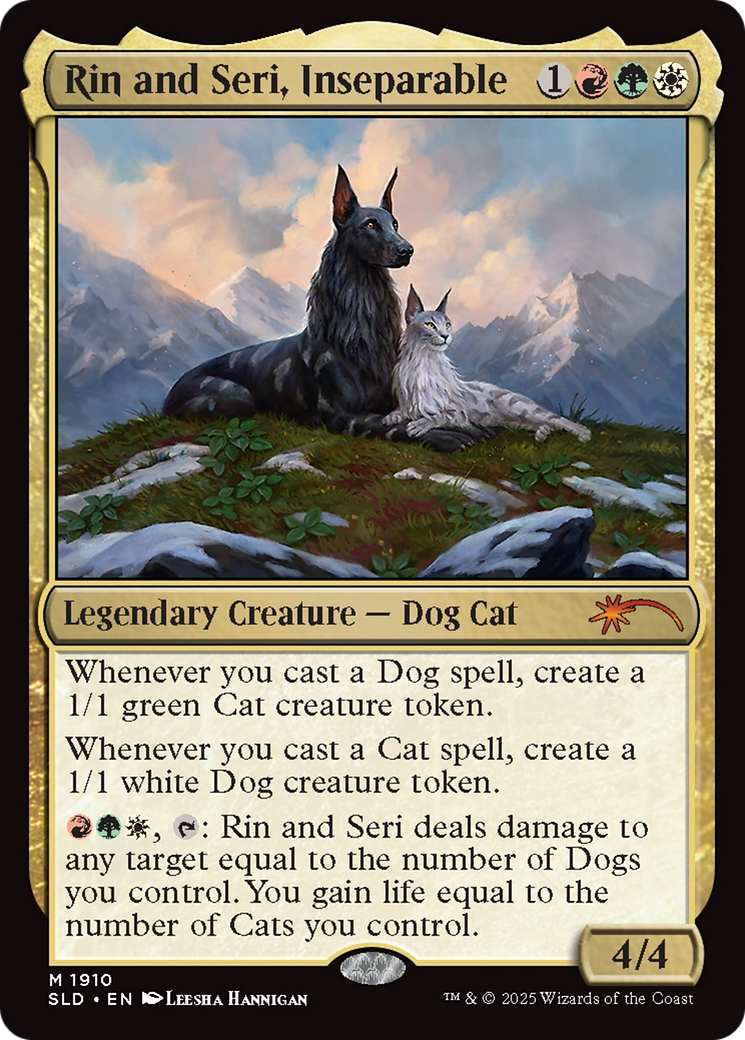 Rin and Seri, Inseparable (1910) (SLD-1910) - Secret Lair Drop