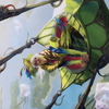 Nael, Avizoa Aeronaut // Nael, Avizoa Aeronaut (ADMU-051) - Dominaria United Art Series (Borderless) Foil