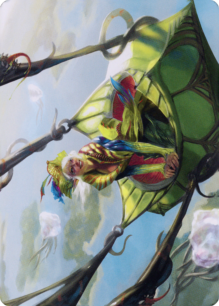 Nael, Avizoa Aeronaut // Nael, Avizoa Aeronaut (ADMU-051) - Dominaria United Art Series (Borderless) Foil