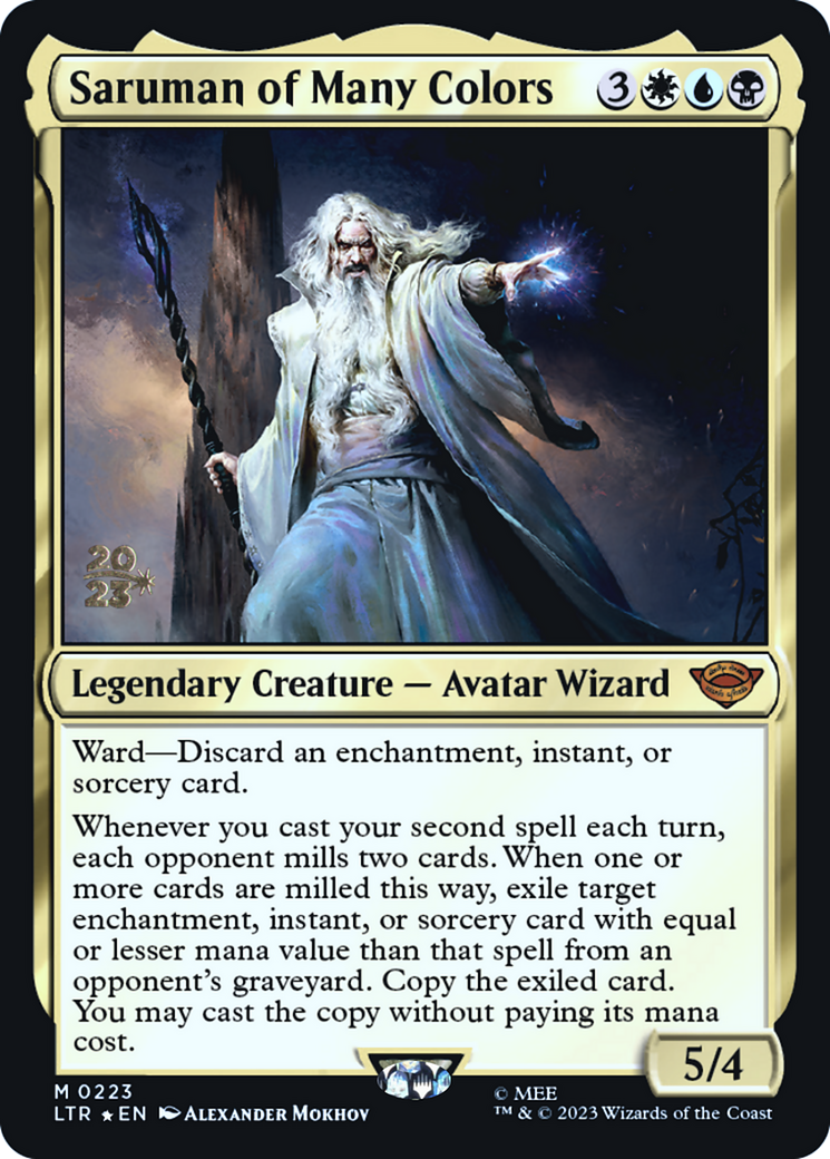 Saruman of Many Colors (PRE-223) - Tales of Middle-earth Promos Foil