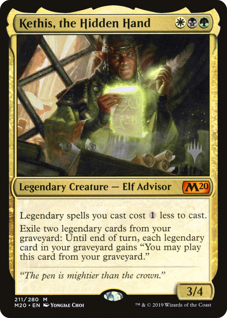 Kethis, the Hidden Hand (PPM20-211) - Core Set 2020 Promos