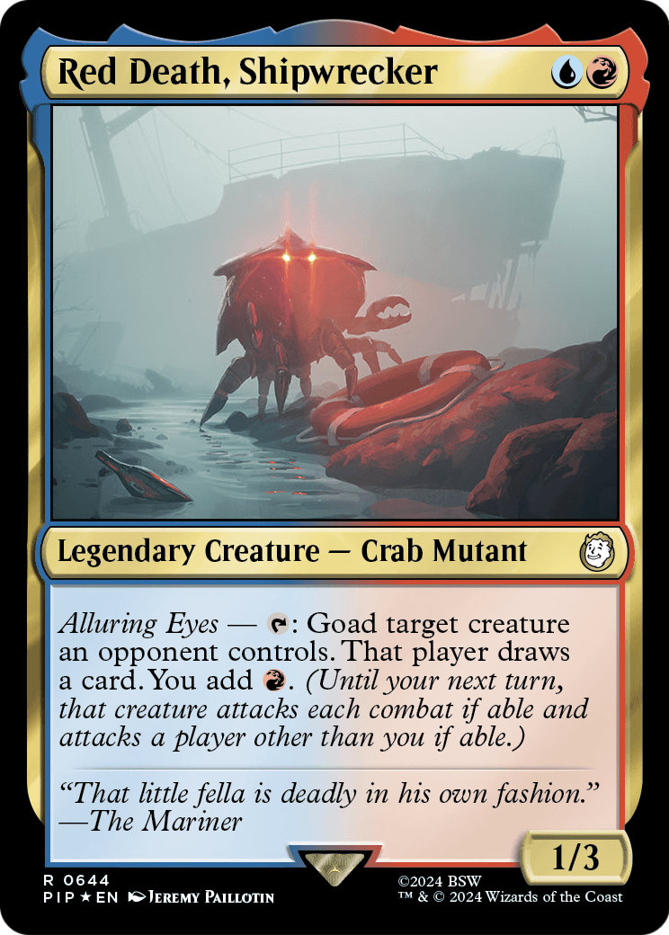 Red Death, Shipwrecker (Surge Foil) (PIP-644) - Fallout Foil