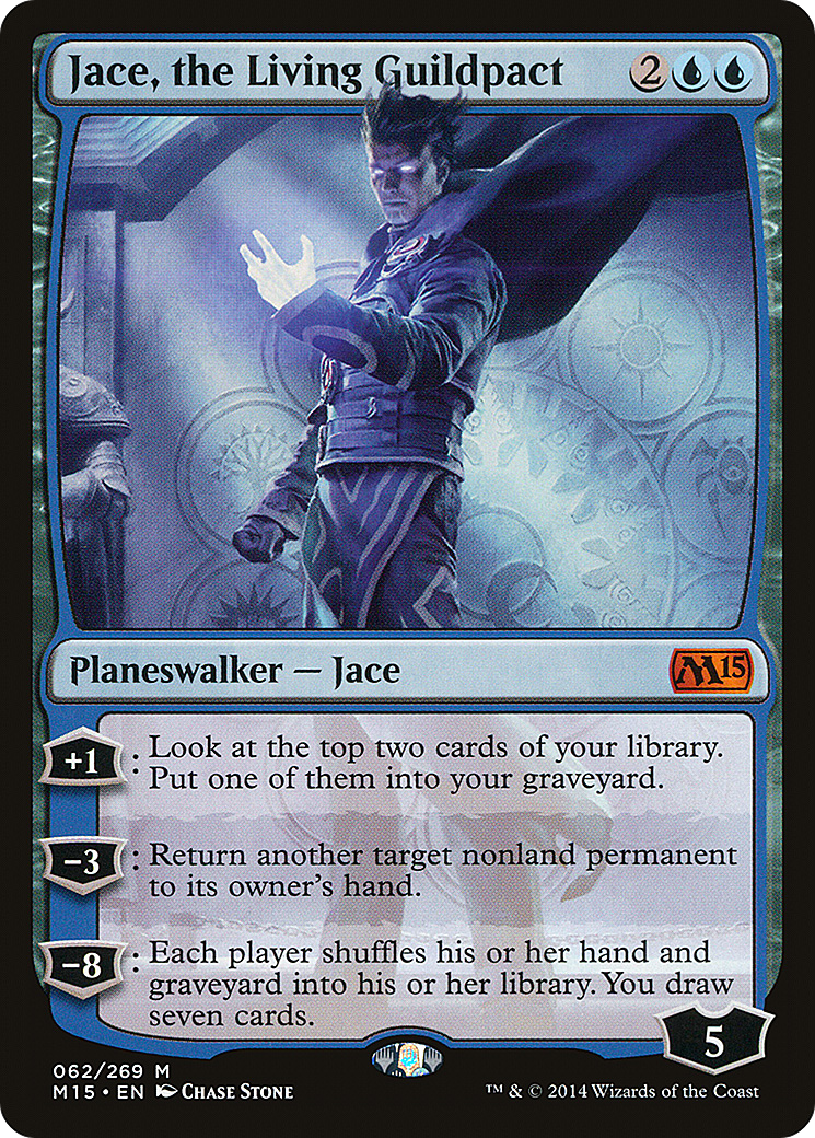 Jace, the Living Guildpact (M15-062) - Magic 2015
