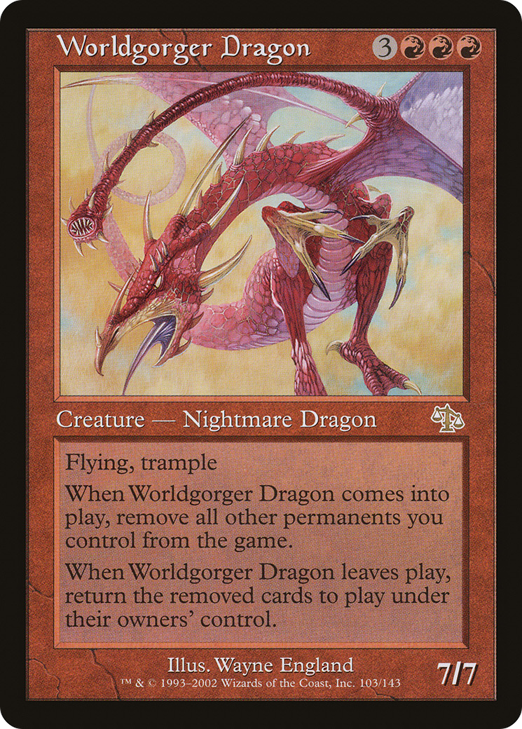 Worldgorger Dragon (JUD-103) - Judgment Foil