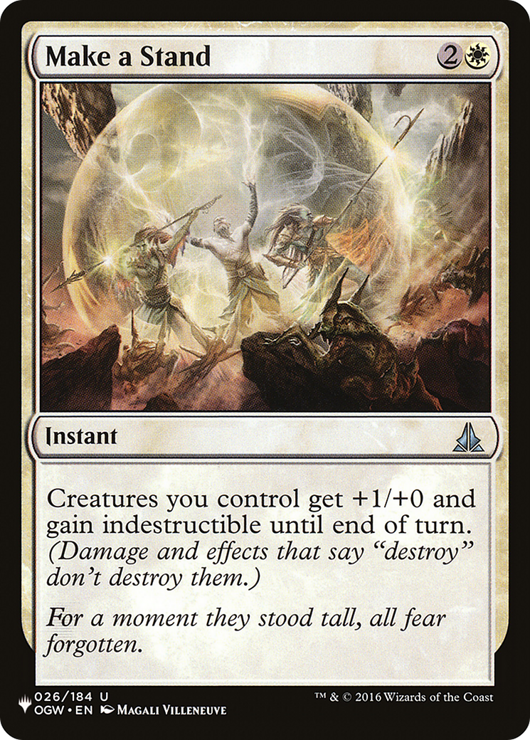 Make a Stand (LIST-026/184) - The List