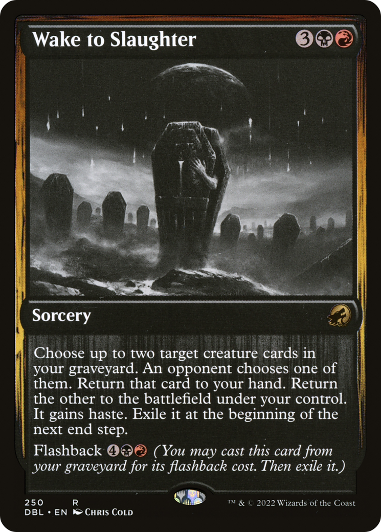 Wake to Slaughter (DBL-250) - Innistrad: Double Feature Foil