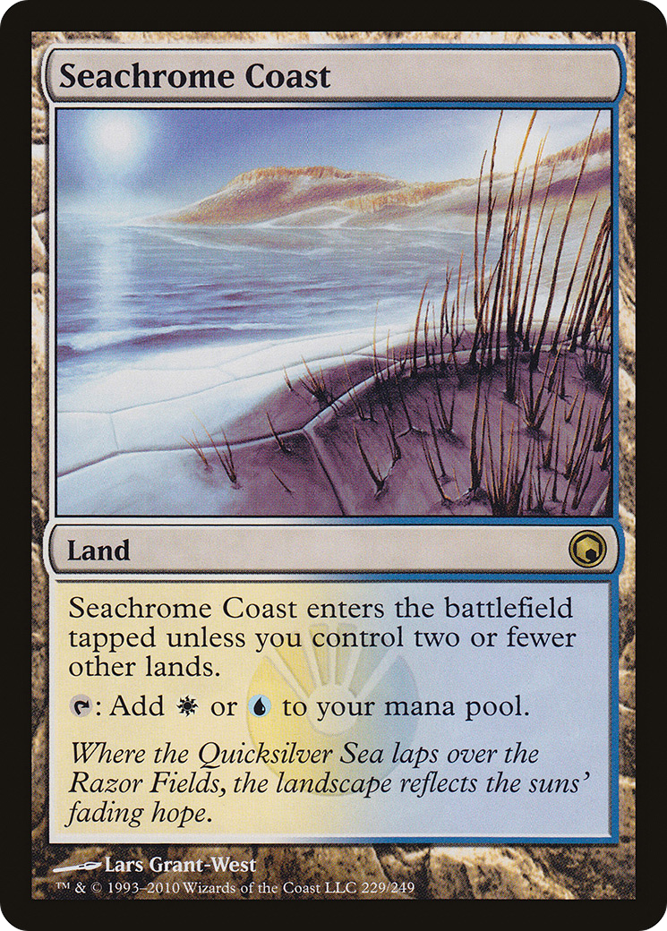 Seachrome Coast (SOM-229) - Scars of Mirrodin Foil