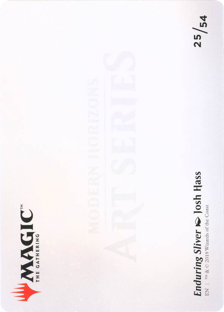 Enduring Sliver // Enduring Sliver (AMH1-025) - Modern Horizons Art Series (Borderless)