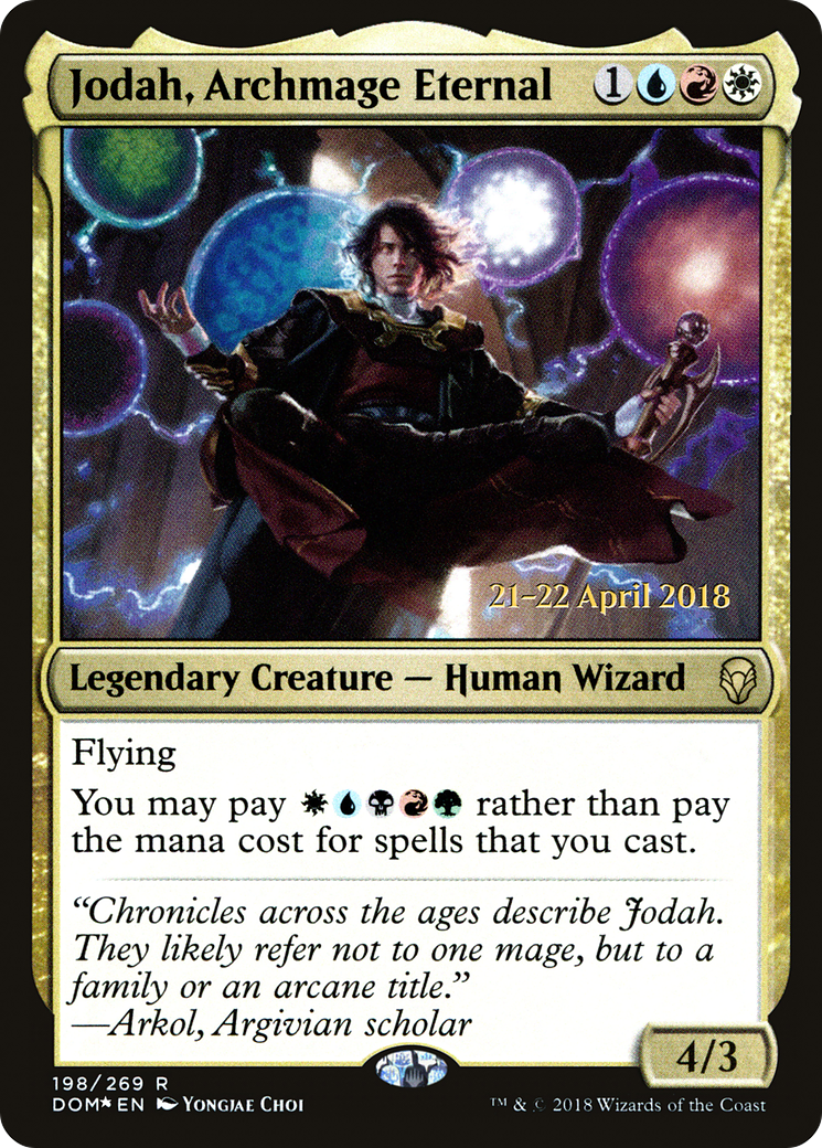 Jodah, Archmage Eternal (PRE-198) - Dominaria Promos Foil