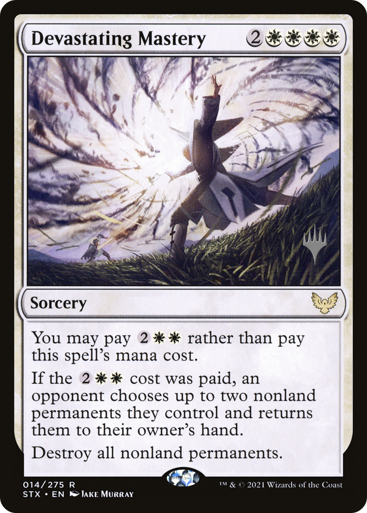 Devastating Mastery (PPSTX-014) - Strixhaven: School of Mages Promos Foil