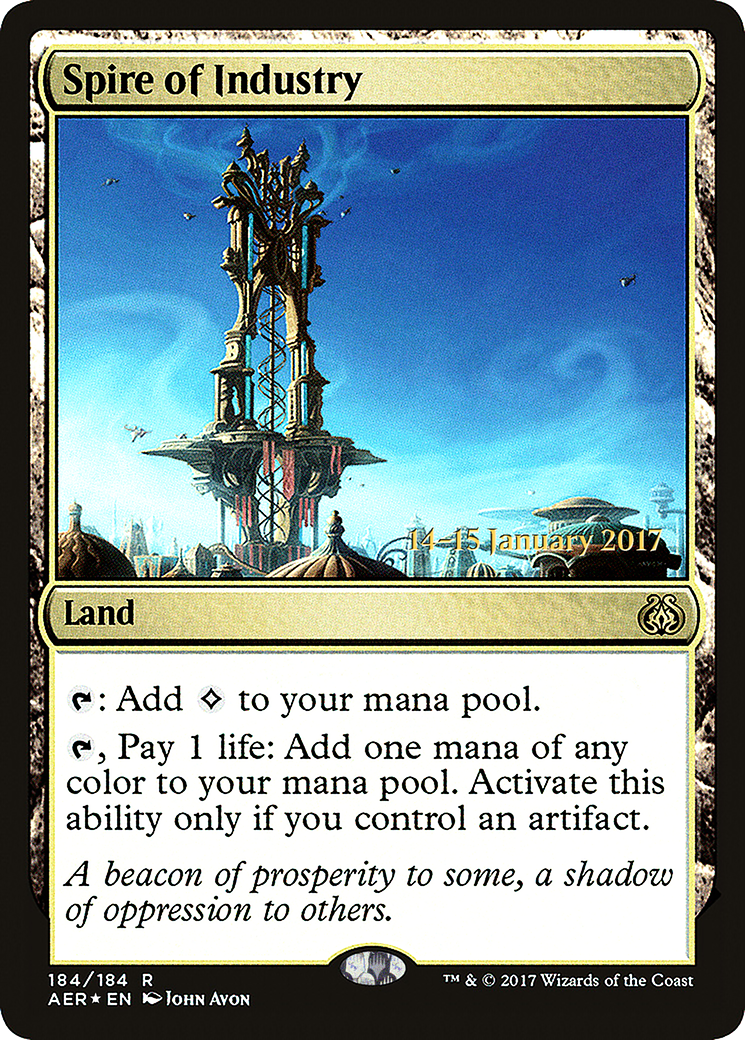 Spire of Industry (PRE-184) - Aether Revolt Promos Foil