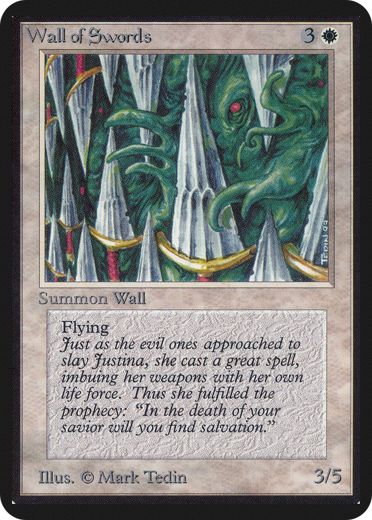 Wall of Swords (LEA-) - Limited Edition Alpha