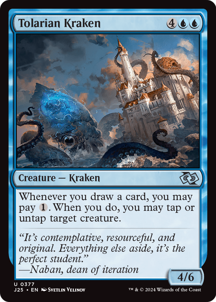 Tolarian Kraken (J25-377) - Foundations Jumpstart